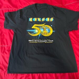 Kansas Another Fork in the Road 50th Anniversary Tour 2023/2024 Tour Shirt XL